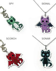 Monster Kitty Society Phone Charm Create Your Own Earrings