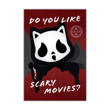 Monster Kitty Society Prints Ghostface - Postcard Mini Art Print