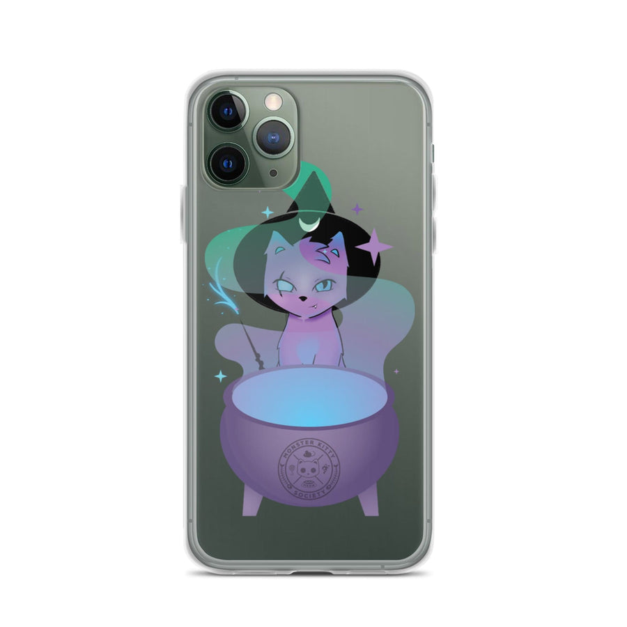 Monster Kitty Society iPhone 11 Pro Runa the Witch Cat - iPhone Case