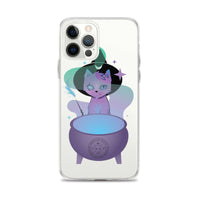 Monster Kitty Society iPhone 12 Pro Max Runa the Witch Cat - iPhone Case