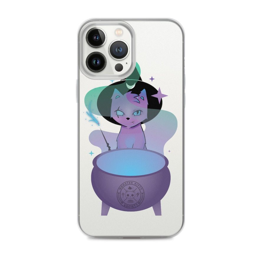 Monster Kitty Society iPhone 13 Pro Max Runa the Witch Cat - iPhone Case