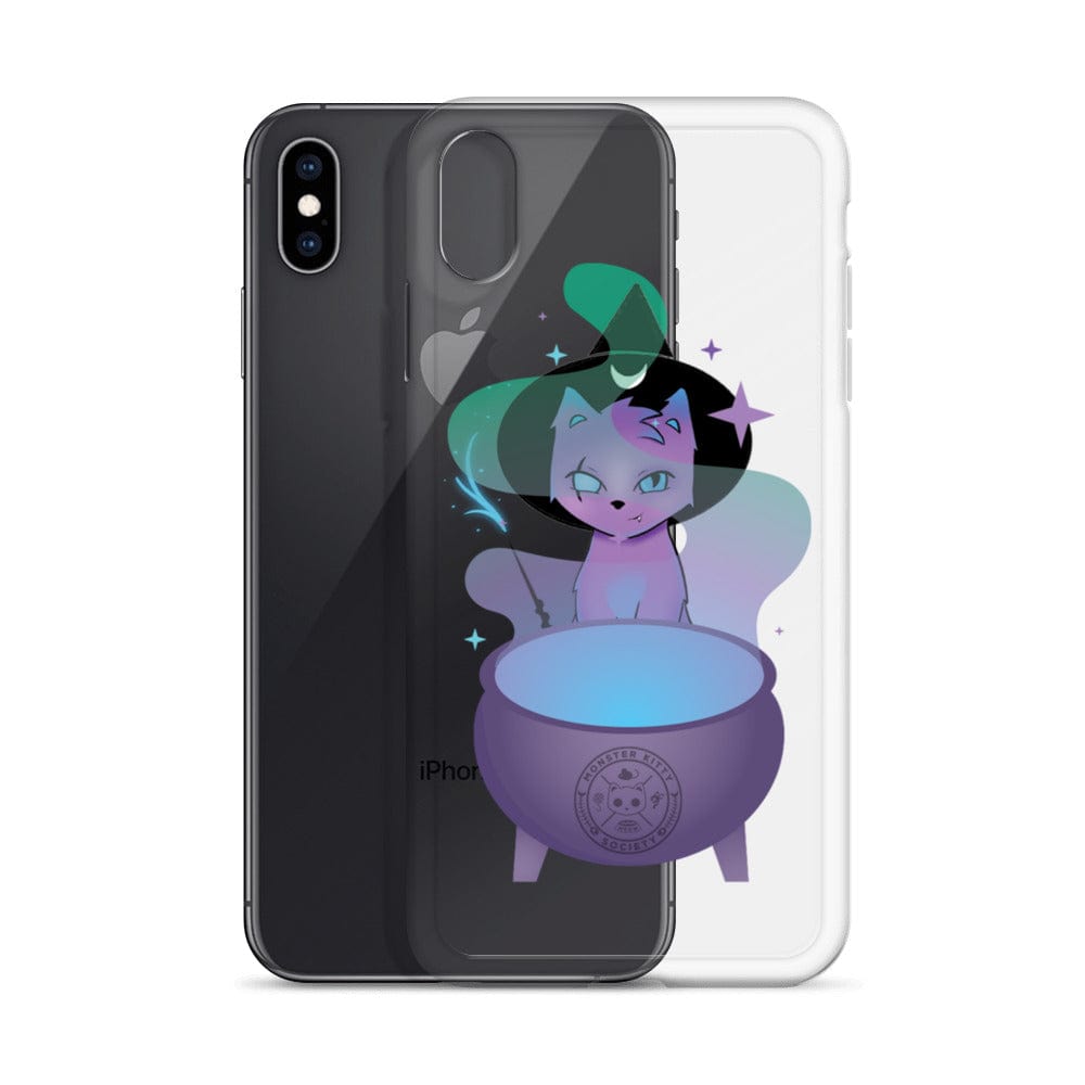 Monster Kitty Society Runa the Witch Cat - iPhone Case