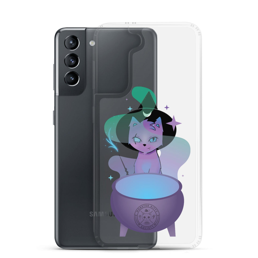 Monster Kitty Society Runa the Witch Cat - Samsung Case