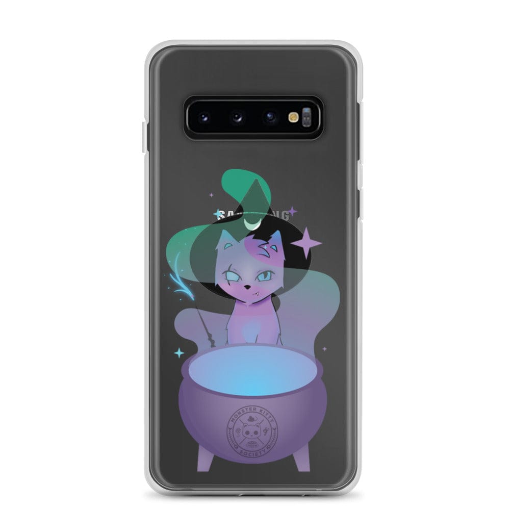 Monster Kitty Society Samsung Galaxy S10 Runa the Witch Cat - Samsung Case