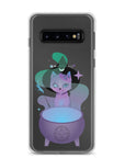Monster Kitty Society Samsung Galaxy S10 Runa the Witch Cat - Samsung Case