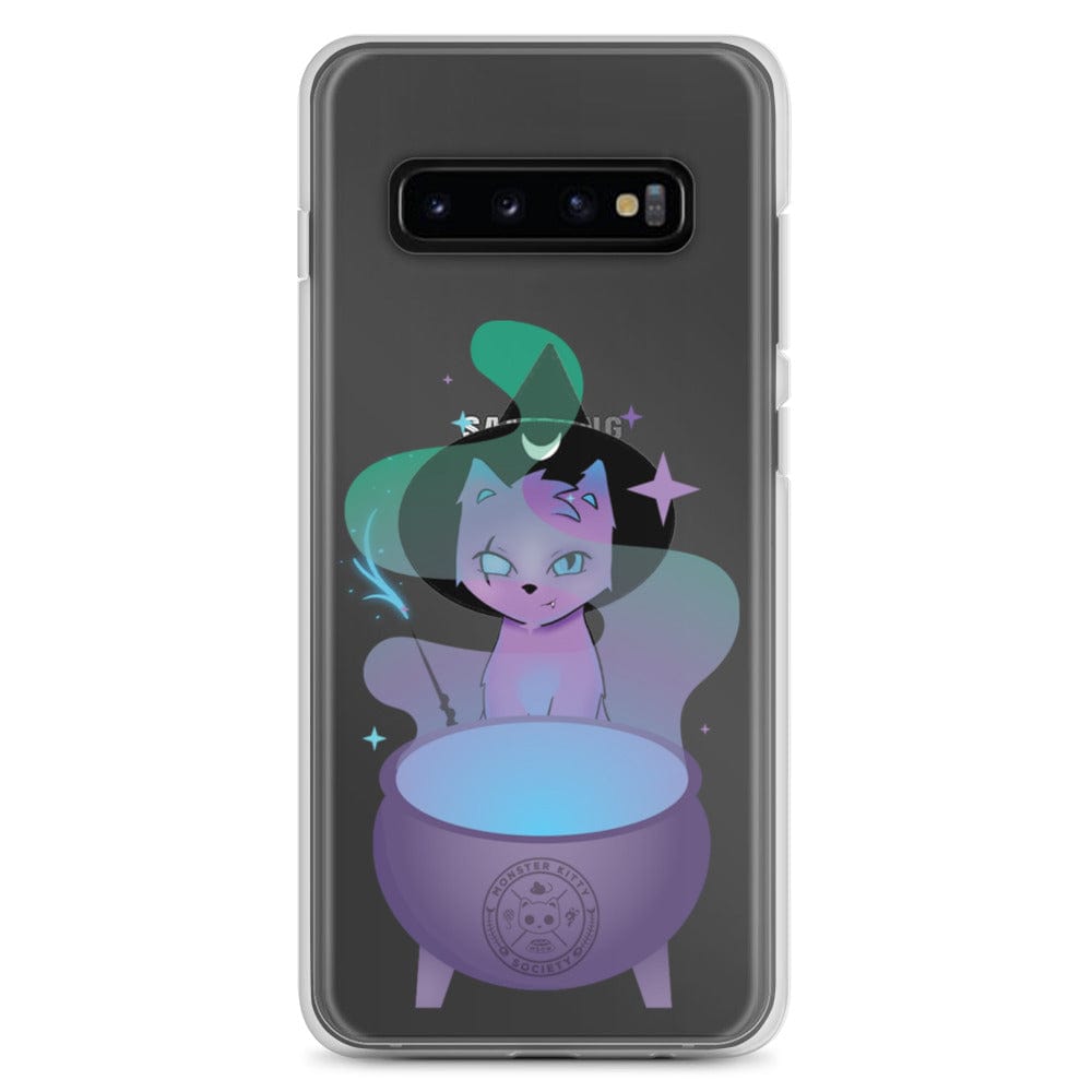 Monster Kitty Society Samsung Galaxy S10+ Runa the Witch Cat - Samsung Case