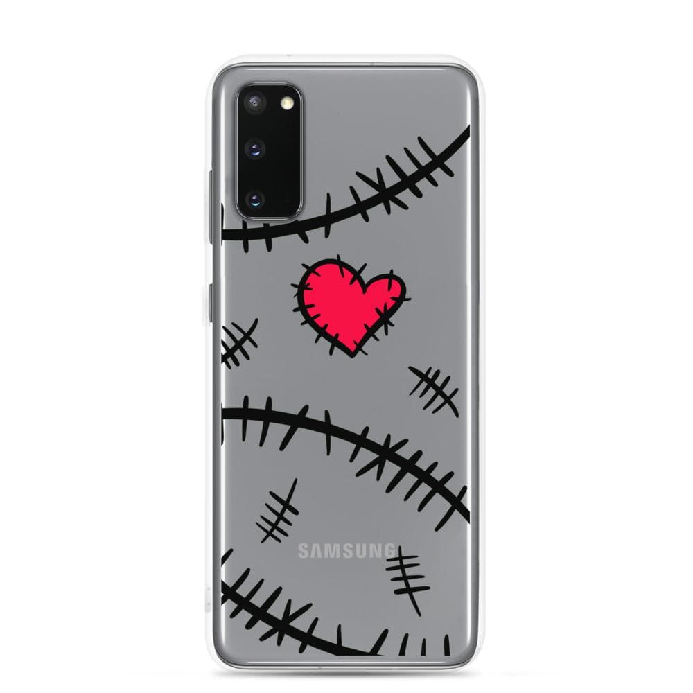 Monster Kitty Society Samsung Galaxy S20 Stitches &amp; Heart - Samsung Case