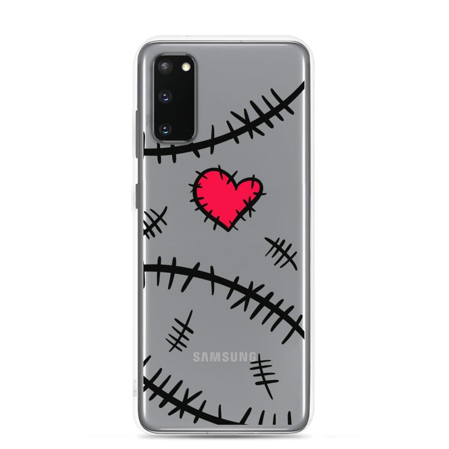 Monster Kitty Society Samsung Galaxy S20 Stitches & Heart - Samsung Case