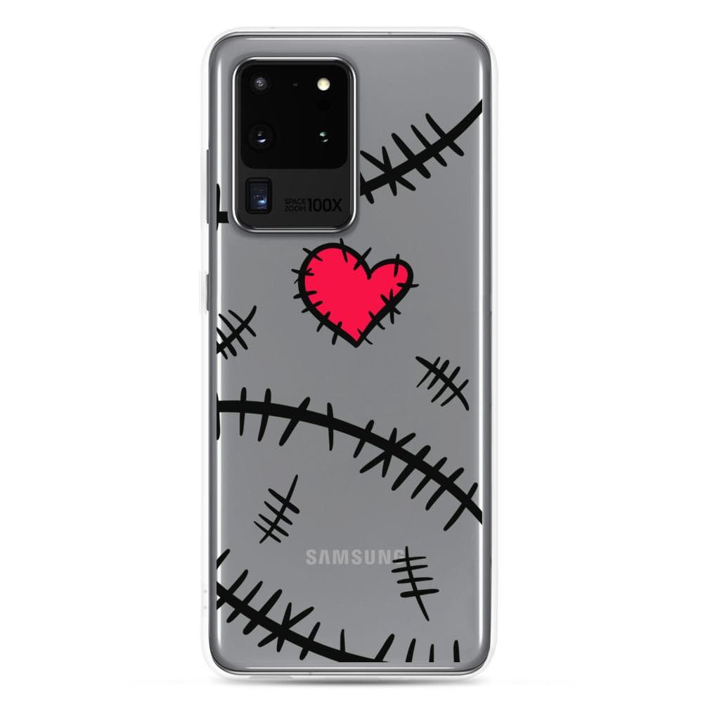 Monster Kitty Society Samsung Galaxy S20 Ultra Stitches &amp; Heart - Samsung Case