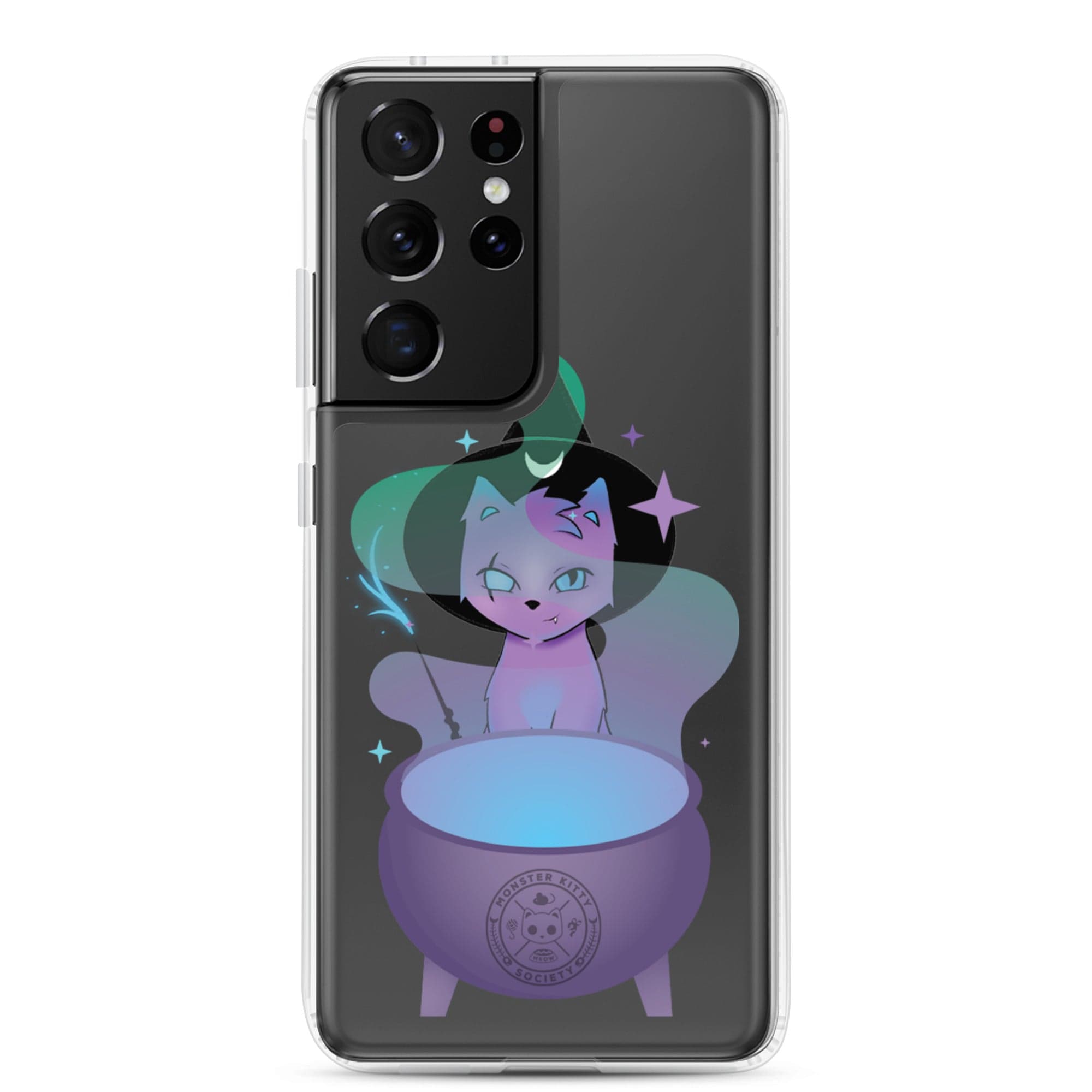 Monster Kitty Society Samsung Galaxy S21 Ultra Runa the Witch Cat - Samsung Case