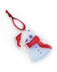 Holiday Charms Snowkitty Acrylic Ornament