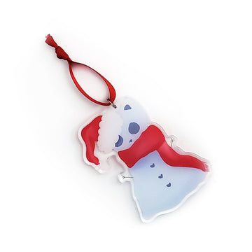 Holiday Charms Snowkitty Acrylic Ornament