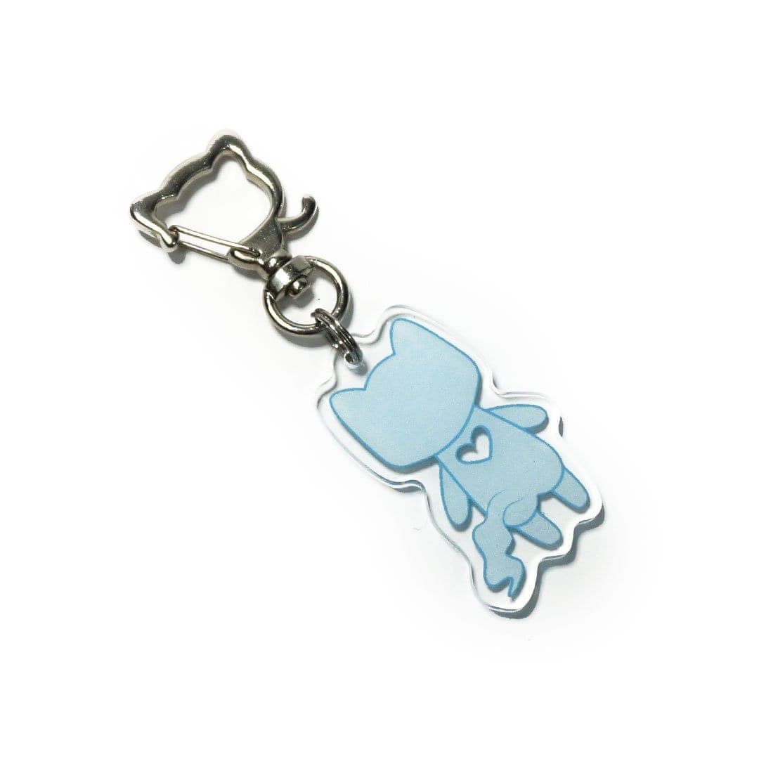 Monster Kitty Society Charms Spectral - Blue Ghost Cat - Cat Charm